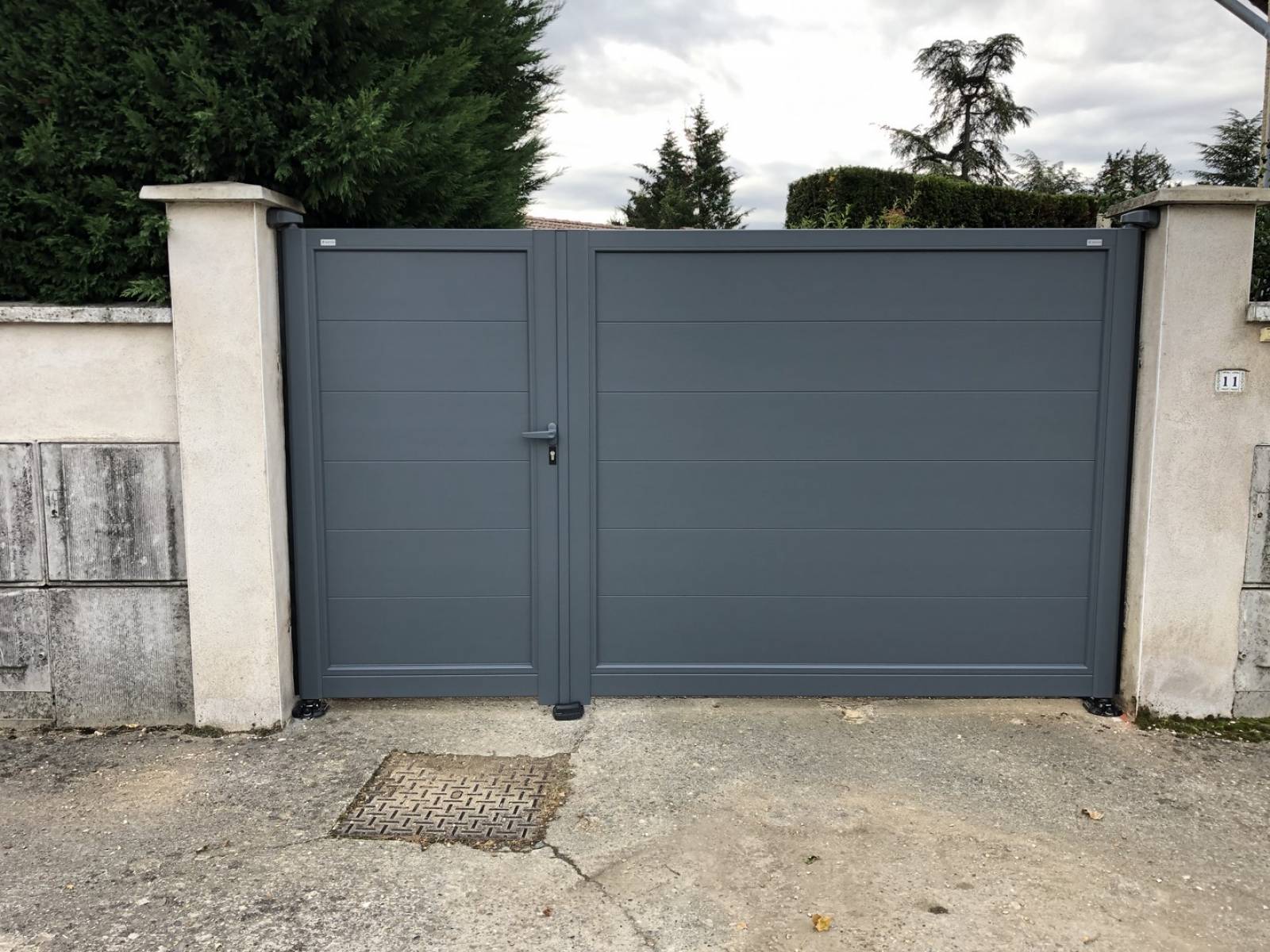 Pose carport toit plat aluminium 2 places à Craponne 69290 Rhône