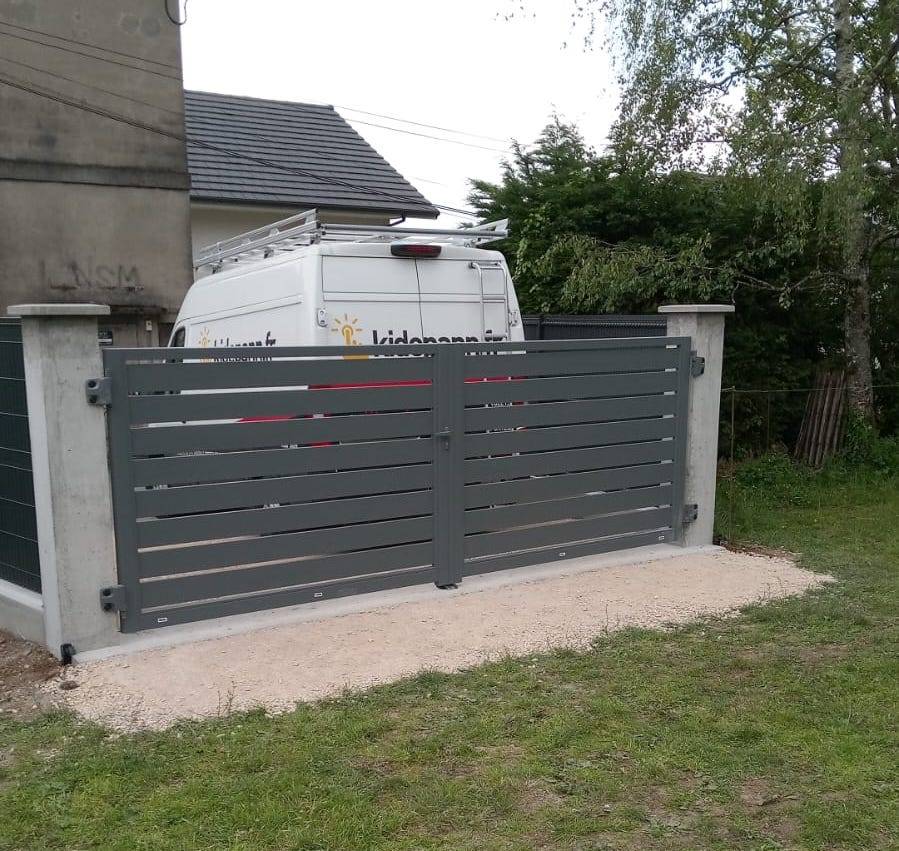 Pose d'une pergola adossée aluminium dimensions sur mesure à Lyon 69 Rhône