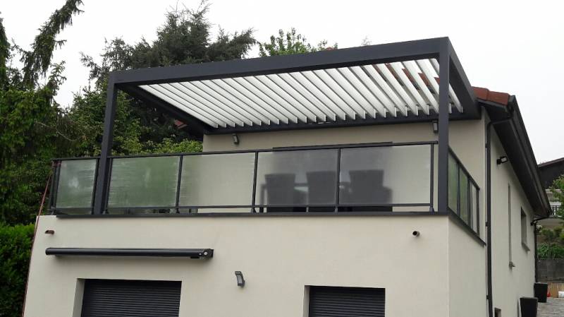 Pergola bioclimatique à saint bonnet de mure