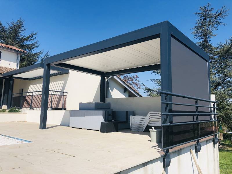 Pergola sur mesure à Pollionnay