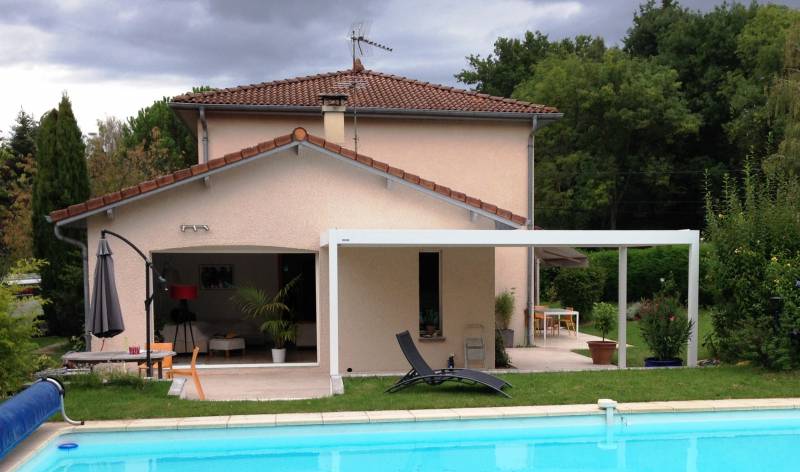 Pergola sur mesure à lames orientables à marcy l'étoile