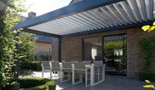 Pergola bioclimatique à lames orientables à Lyon