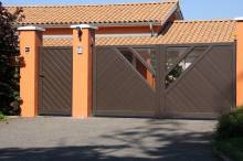 Vente et installation d'un portail sur mesure coulissant à Lyon