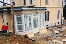 Installation baie vitrée