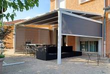 pergola avec rideaux à lyon