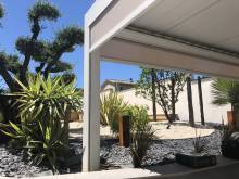 INSTALLATION D'UNE PERGOLA BIOCLIMATIQUE SUR MESURE A TOILE A ECULLY (69)