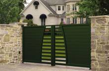 Portail coulissant en aluminium à Lyon