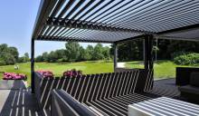 Pergola bioclimatique en aluminium à Lyon