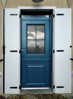 Porte d'entrée fermière sur mesure