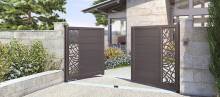 Installation d'un portail battant sur mesure modèle lazer et motorisé aux alentours de Lyon