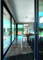 Baie vitrée en aluminium sur mesure